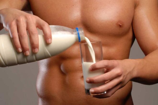 Lait pour la puissance